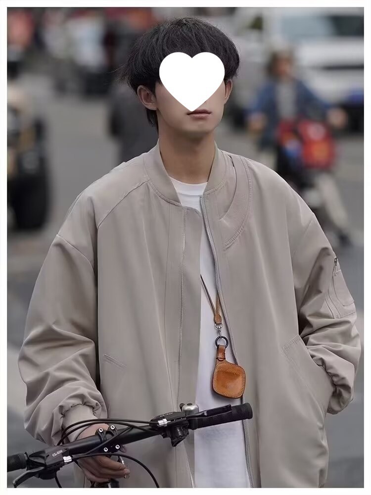 Herren Piloten Baseballjacke Mit Stehkragen Für Den Herbst_voghion.com