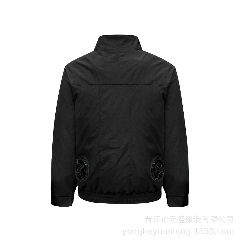 Traje transfronterizo de aire acondicionado de enfriamiento de verano con ventilador, herramientas de refrigeración, ropa de ventilador de prevención de insolación al aire libre, ropa de seguro laboral para hombres, ropa de trabajo