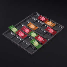 塑料Pet内托盘吸塑透明托盘零食内垫鱿鱼丝牛肉干包装定选制作