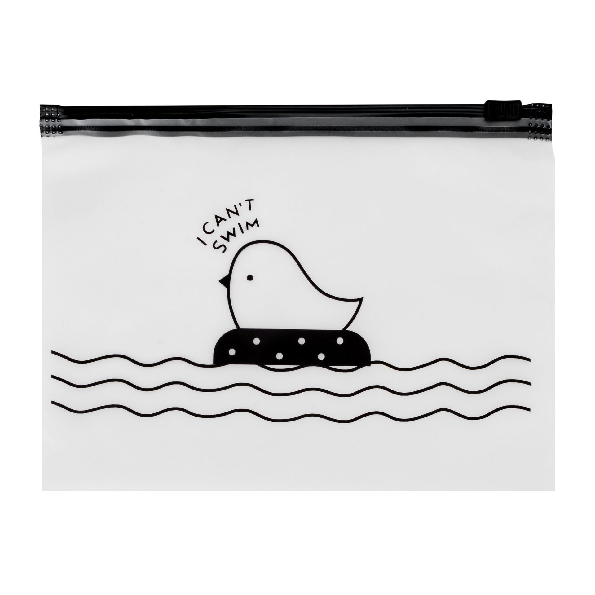 Bolsa de cremallera coreana bolsa de pollo translúcido esmerilado borde-tirando máscara bolsa de almacenamiento de ropa bolsa de anillo de pelo caja de lápices en stock