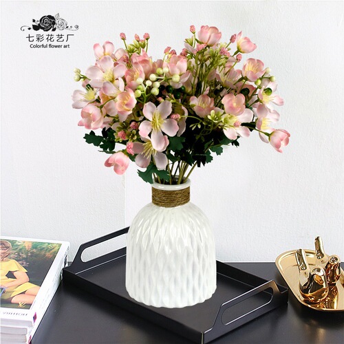 Simulated Flower Oncidium Cross Cherry Blossom Home Soft Furnishing Romantic Atmosphere Arrangement Wedding Decoration Orchid