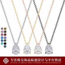 S925������Īɣʯ��׹��������ˮ��צ���������羳�ֻ�����ֱ��
