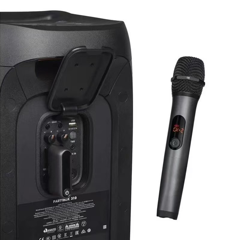 Sistema de Micrófonos Inalámbricos UHF 1 a 2 para KTV y Transmisión en Vivo image 3