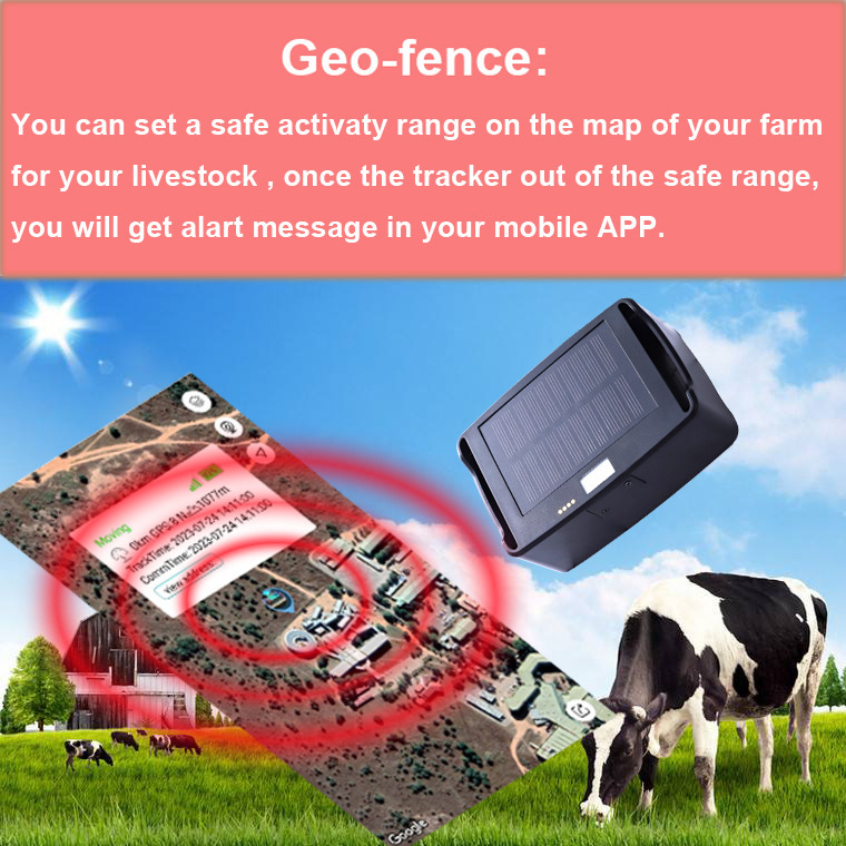 4G locator, solar-powered tracker, GPS for herding cattle, sheep, and horses, waterproof tracker, anti-loss device, and Beidou satellite positioning