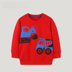 23秋季新品男童衛衣歐美風中小童卡通印花長袖打底衫一件代發