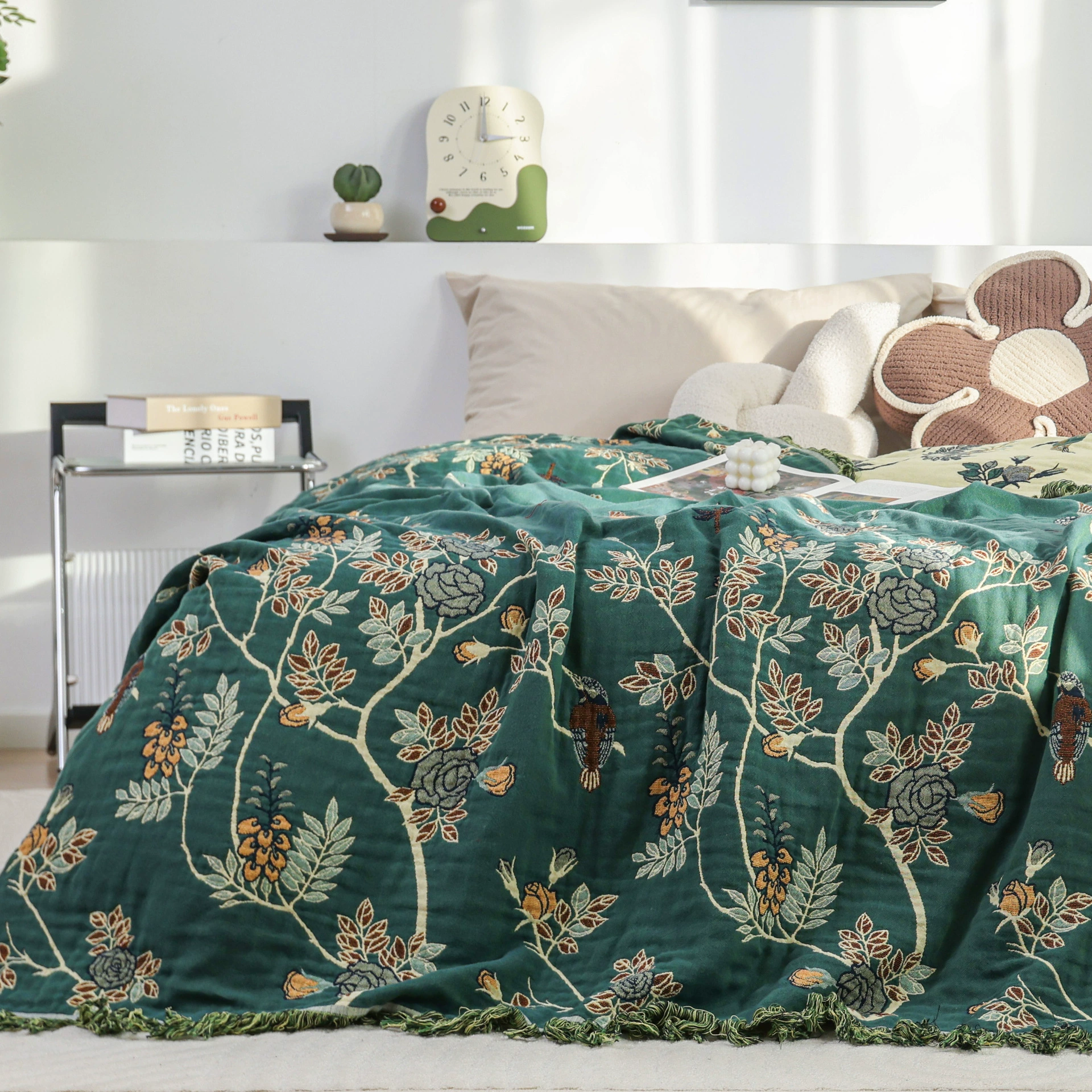 Cotton gauze towel, duvet