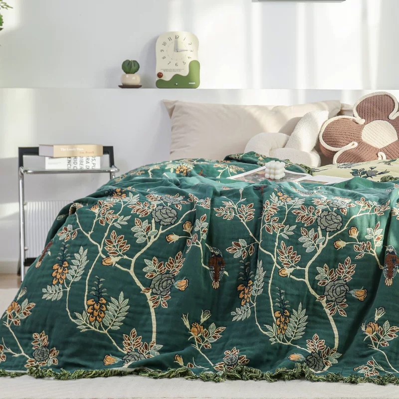 Cotton gauze towel, duvet