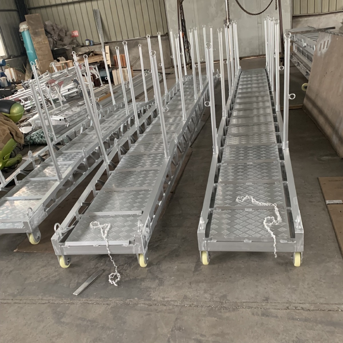 方瑞船舶厂家供应船用码头梯 登船跳板梯 舷梯绞车马达