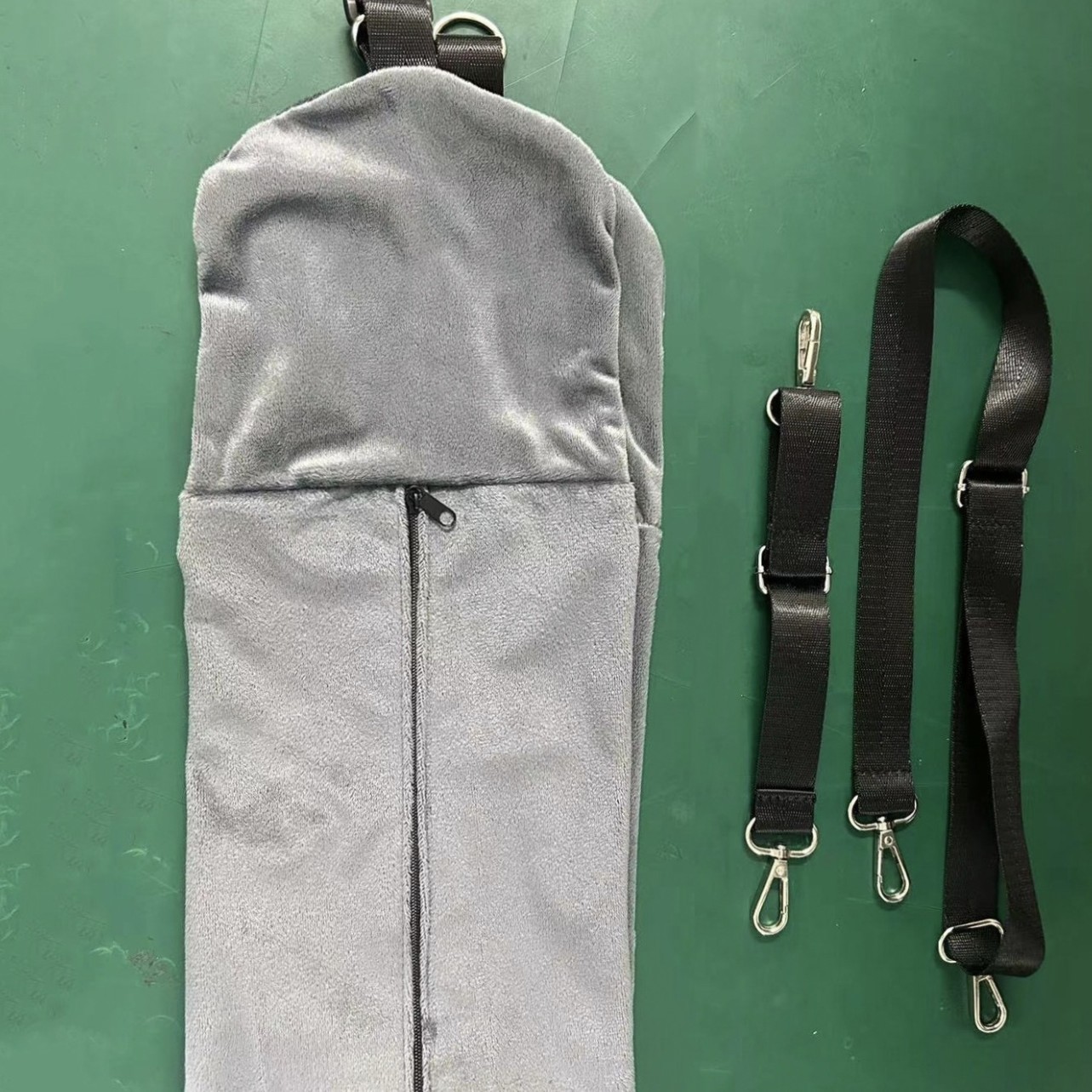 그레이 U자형 베개(스웨이드)