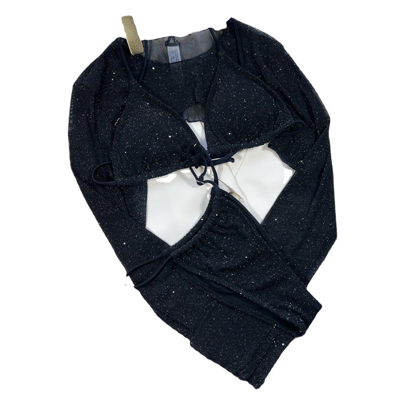 Bikini2023 europeo y americano de tres piezas traje de baño bikini nuevo traje de baño de las mujeres traje de baño dividido