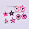 Cute metal pendant, earrings, European style, wholesale