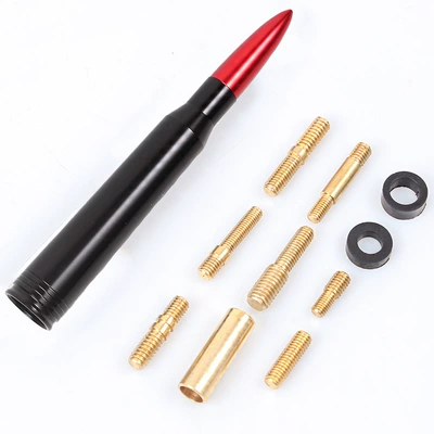 Ford, Wrangler, Chevrolet, vehicle antenna - lkt041-red-aluminum-alloy