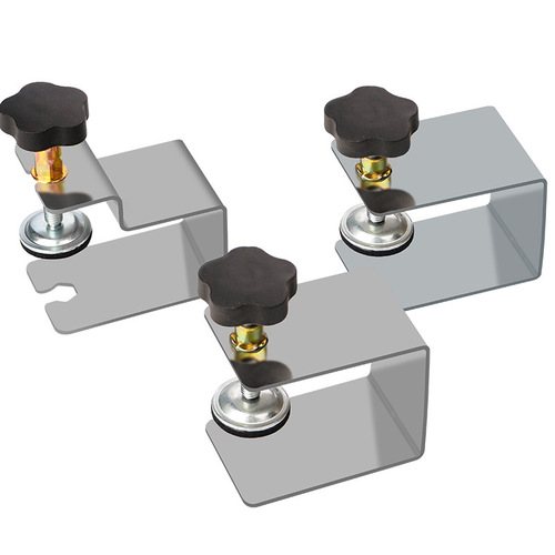 Drawer panel auxiliary installation clip woodworking tool U-shaped retainer stainless steel buckle pull-out surface fixing clip