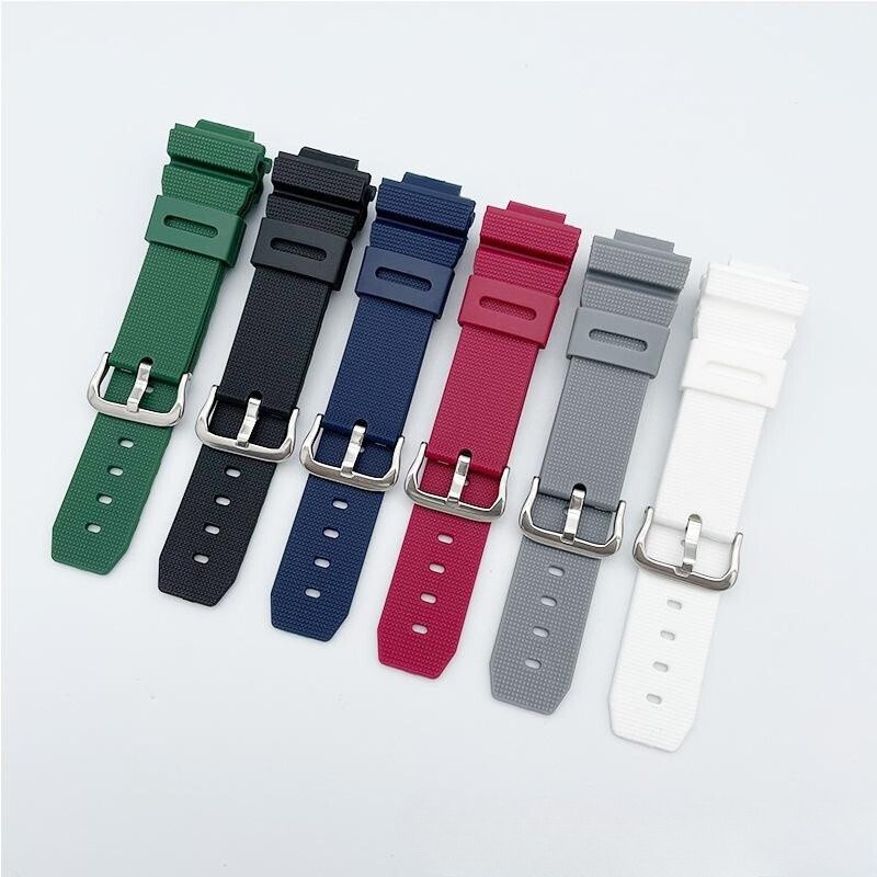 Suitable for cakefight DW6900/DW5600/GM2100/GA2100 watch strap Plaid convex strap 16mm