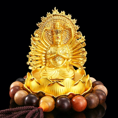 Car ornaments: decoration alloy Thousand-Hand Guanyin