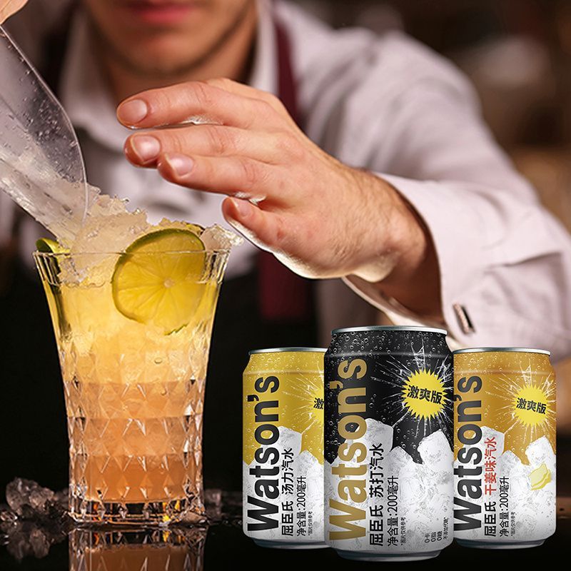 ワトソンズ ソーダソーダ ミニミックスパック 200ml×8缶 フルボックス卸売 バーテンダー炭酸飲料 炭酸水|undefined