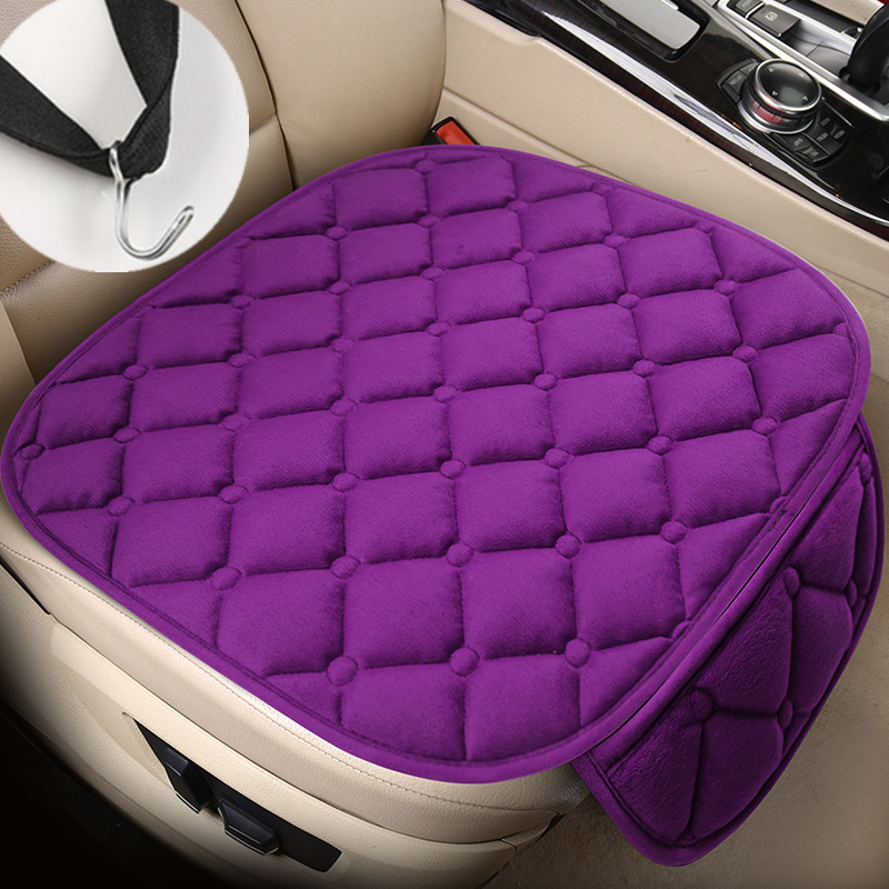 Set, Diamond Pattern, Lingxing Seat cushion, seat cover - velvet-romantic-purple-single-piece-with-pocket-and-hook
