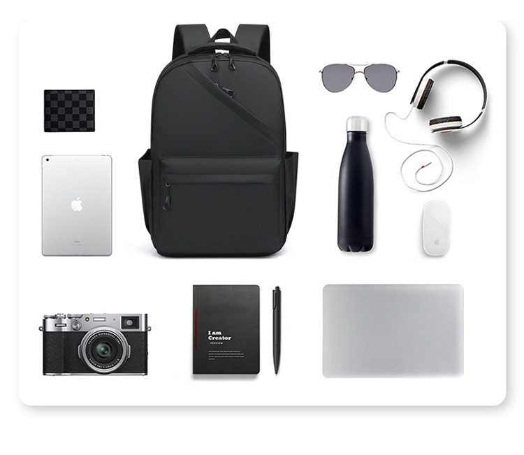 Amazon backpacks for men's business trips, new large-capacity computer bags, and multi-functional school bags for students undefined