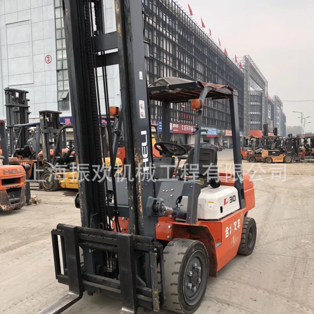 精品合力3吨叉车二手杭州3吨5吨原装现货低价转让支持海外建设