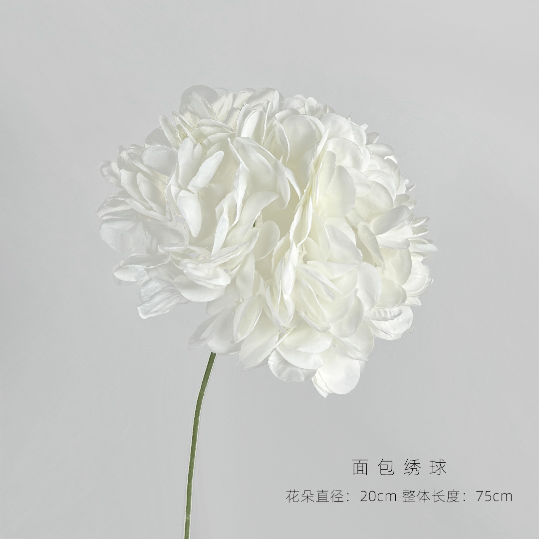 화이트/빵 수국/1개