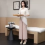 美容师会所养生新款工作服