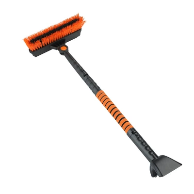 sweeping brush glass defrosting winter — Kempinq və səyahət