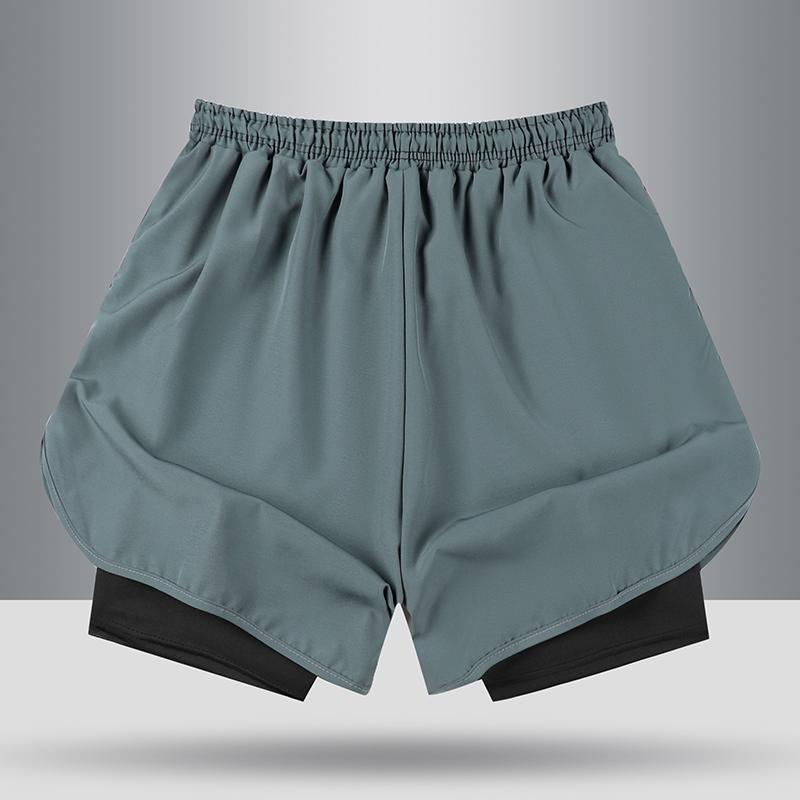 Camisas de ropa para hombres y mujeres de verano deportes de maratón atletismo anti-avergonzado forro de entrenamiento pantalones de fitness