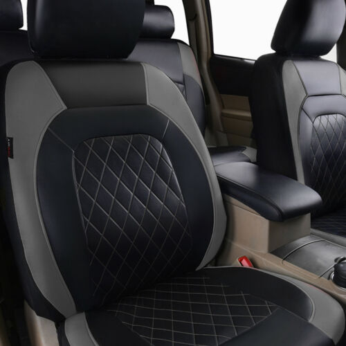 Cross-Border Foreign Trade Car Seat Covers, Single-Line Diamond Quilted Embroidery, Curved Leather, Pu Leather, Artificial Leather, Export to Europe and America