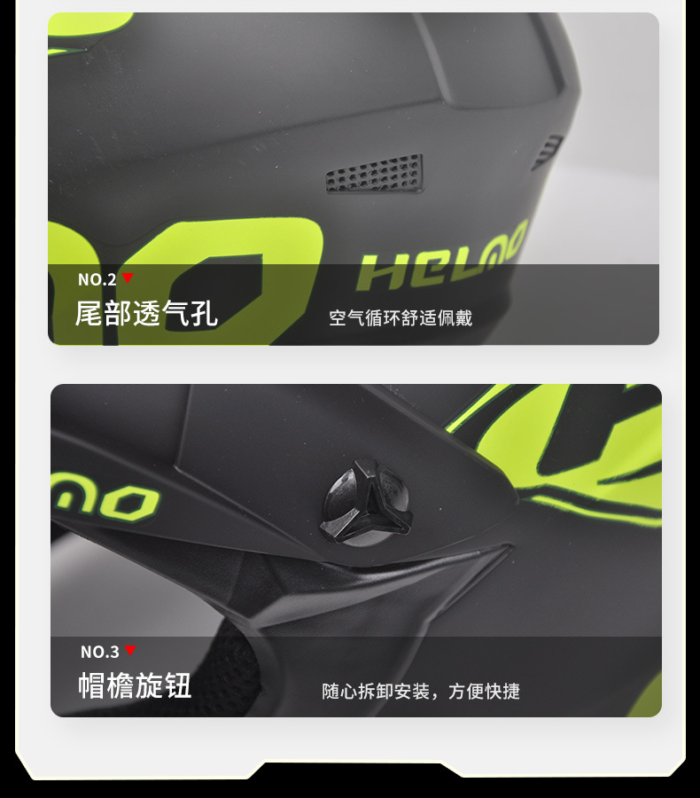 Cross-Border Supply of Dot Motorcycle Helmets, Off-Road Helmets, Mountain Bike Full-Face Helmets, Go-Kart Downhill Bicycle Helmets