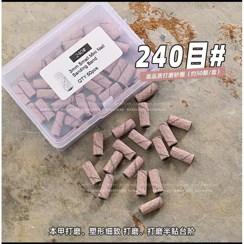 Eje de anillo de arena especial para uñas