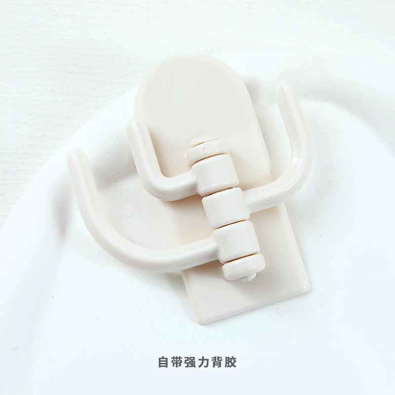 Cute cartoon three -hook hook Student dormitory wall without trace avoidance sticking hook wall door behind the key hook