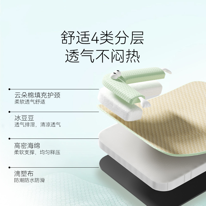 Primavera y verano gato ojo grande lindo monstruo fresco cojín gato nido perro gato estera sofá perro mascota estera