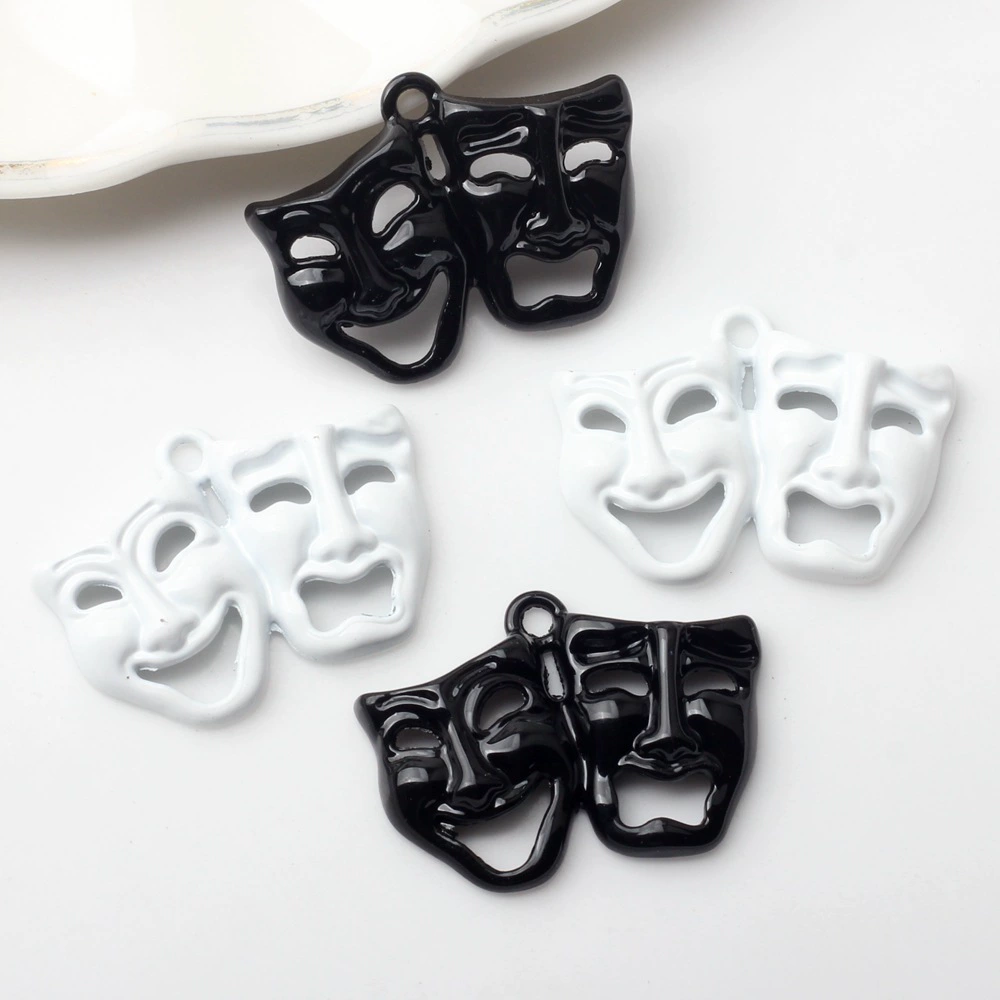 Metal mask, creative pendant, accessory, accessories, halloween, DIY