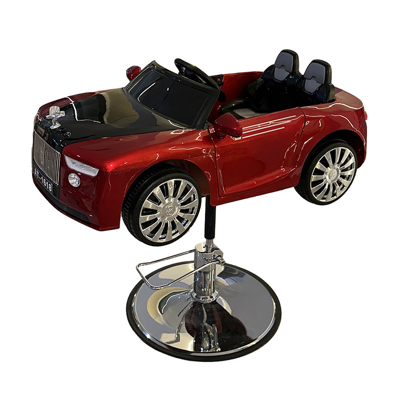 Silla de barbero infantil creativa elevación ajustable silla de barbero de automóviles para niños juguetes de automóviles silla de barbero de automóviles barbería