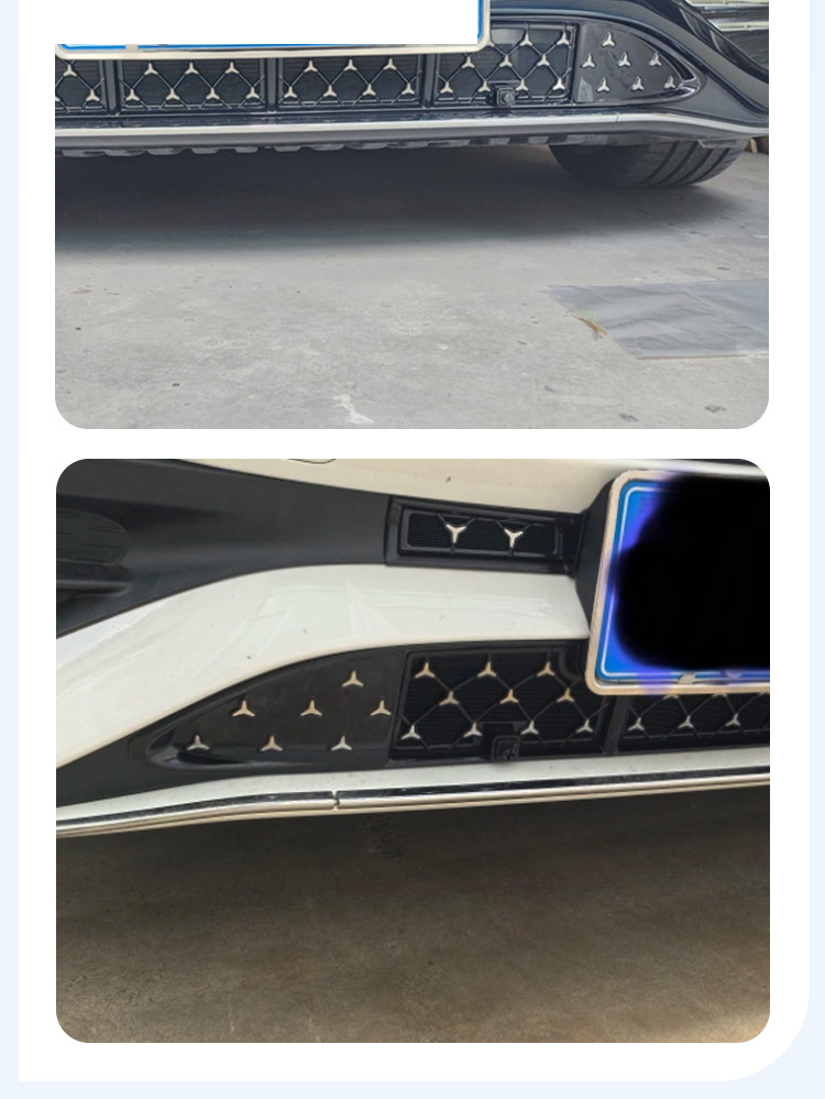 Suitable for Mercedes-Benz C-Class C260l anti-insect net, car Babos starry sky center grille dust cover modification accessories