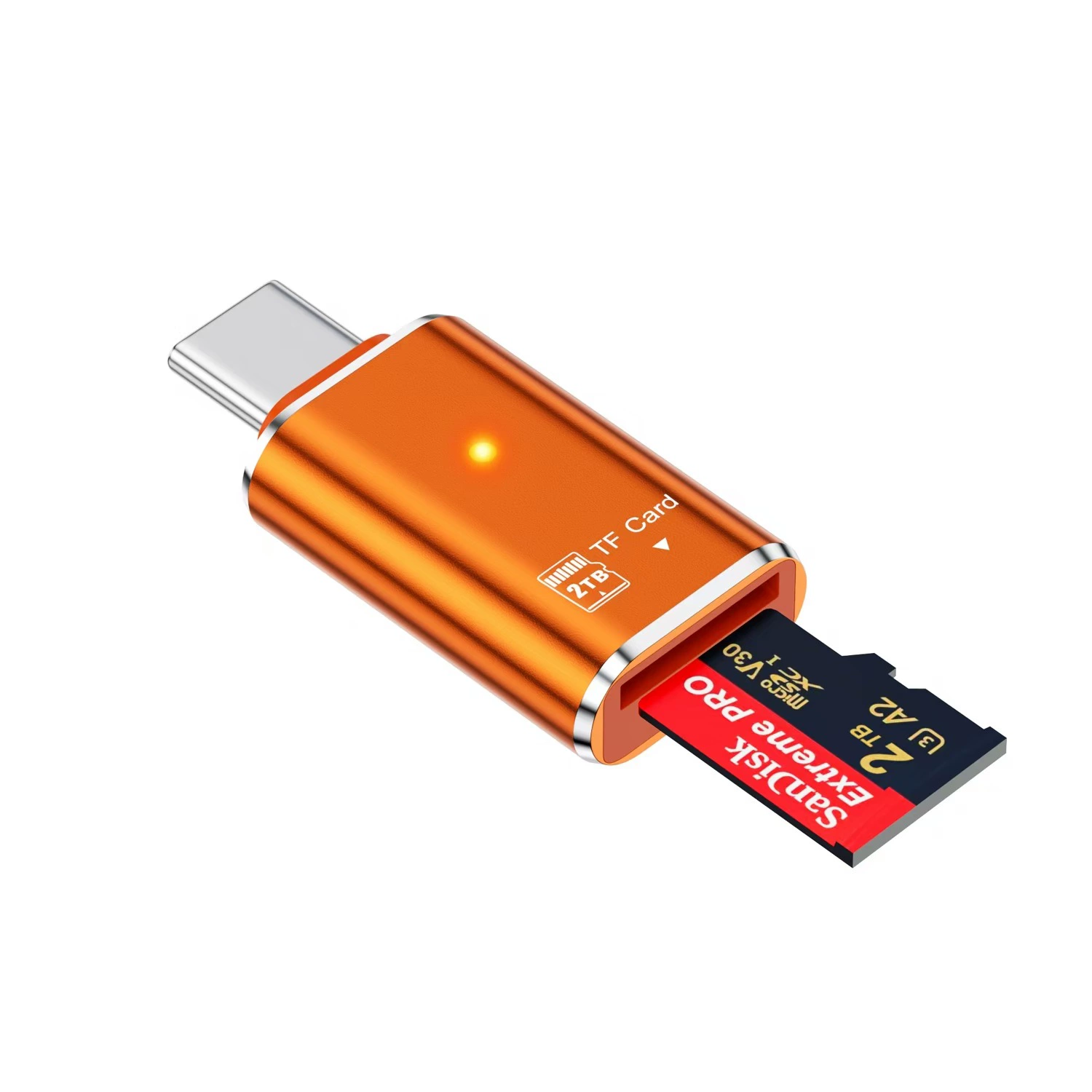  Applicable to Huawei type interface Apple 15TF card reader Metal OTG memory card 2TBTF card reader
