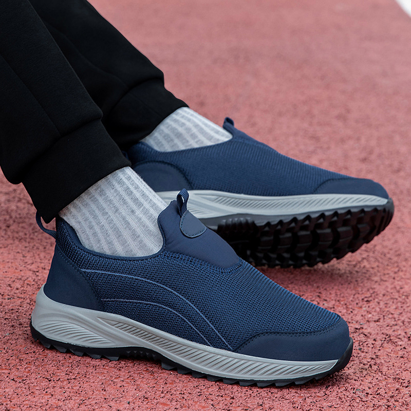 Zapatos de ancianos para hombres primavera nueva zapatos de papá casuales suaves antideslizantes cómodos de mediana edad zapatos de tela de Beijing viejos image 1