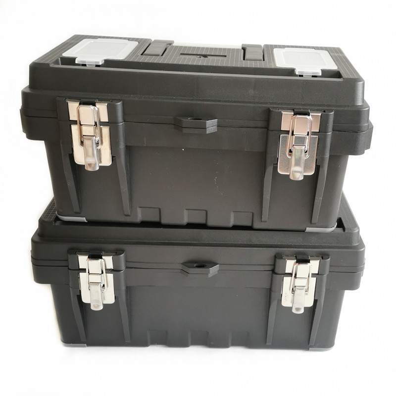 17寸 19寸抗摔耐压塑料手提式工具箱/钓鱼箱/美工箱/零件盒整理箱