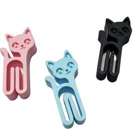 跨境新品猫咪Mini food clip零食袋密封夹食物袋子包装轻巧耐用迷