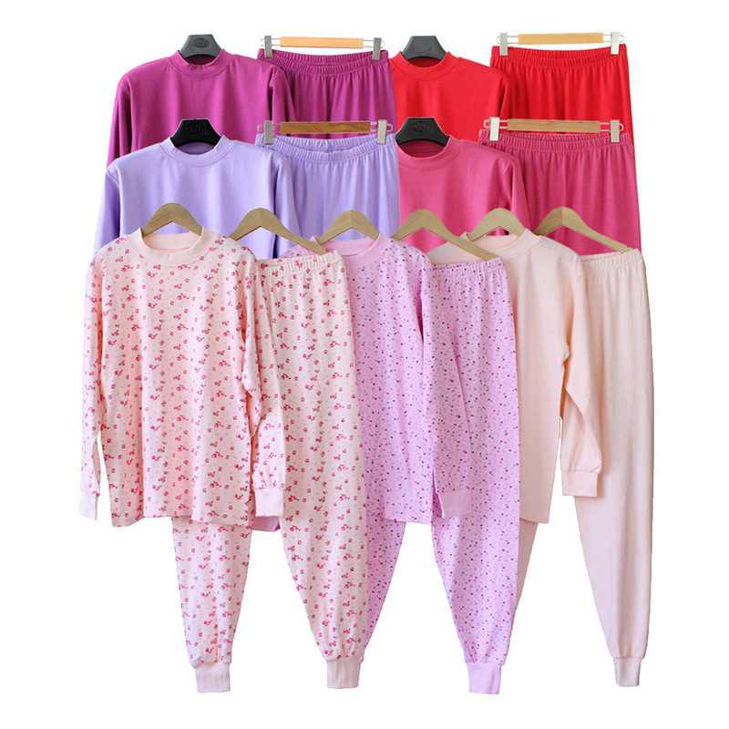 Wang Shuxia Middle-Aged and Elderly Women's Autumn Cotton Thermal Underwear Set, Ladies' Underwear Set, Mom's Autumn Cotton Underwear Set Wang Shuxia Middle-Aged and Elderly Women's Autumn Cotton Thermal Underwear Set, Ladies' Underwear Set, Mom's Autumn Cotton Underwear Set