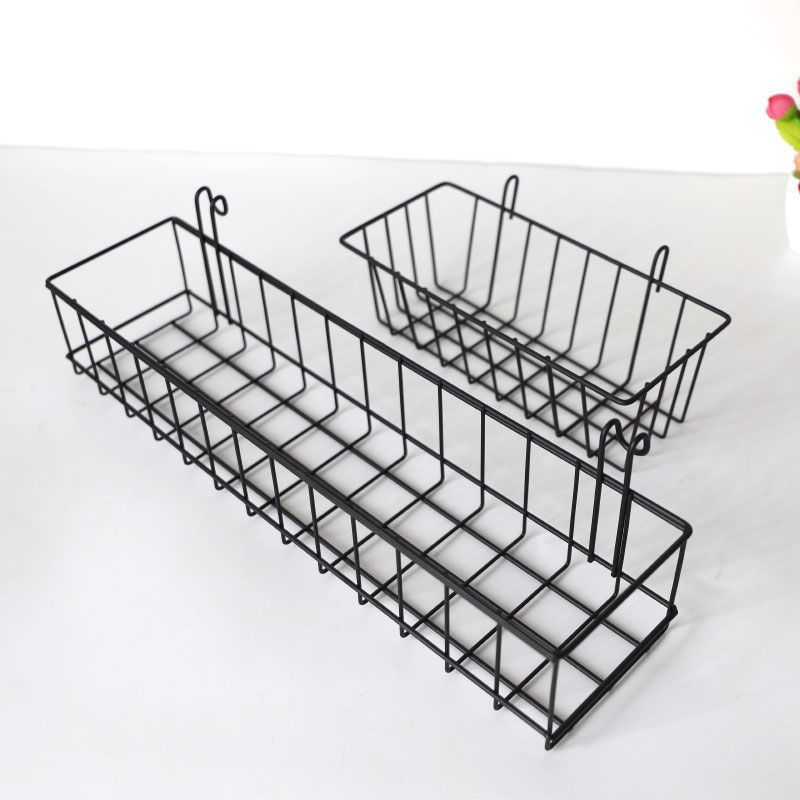 Iron art Wall pylons grid Hanging basket TOILET Shower Room Wall hanging kitchen Shelf grid Hanging basket Hooks