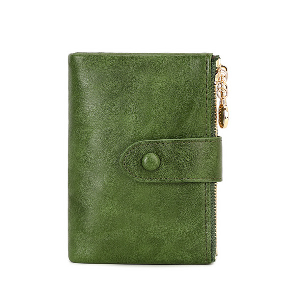 short retro wallet with zipper