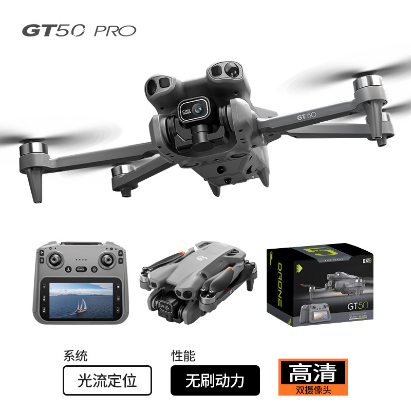 Dron de Control Remoto GT50 de Plástico con Evitación Inteligente de Obstáculos y Vuelco 3D