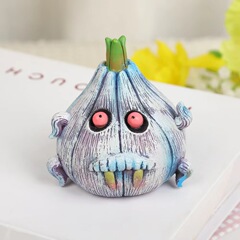 吸血鬼のニンニクの幽霊の魔女の帽子のハロウィンのシーンの装飾品の家庭の客間の高い顔の値の置物