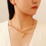 防水鱼形跨境欧美贝母