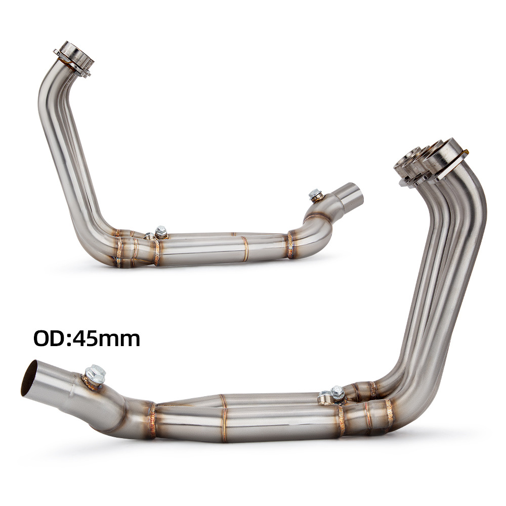 Motorcycle Exhaust Pipe Suitable for Yamaha Yzf R6 Front Integrated Stainless Steel Exhaust Pipe 17-24