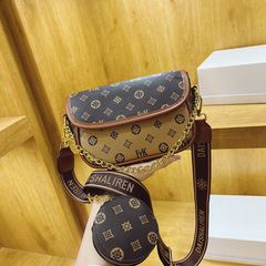 印花包包女2023新款時尚印花斜跨小方包外貿熱銷女包百搭單肩包潮