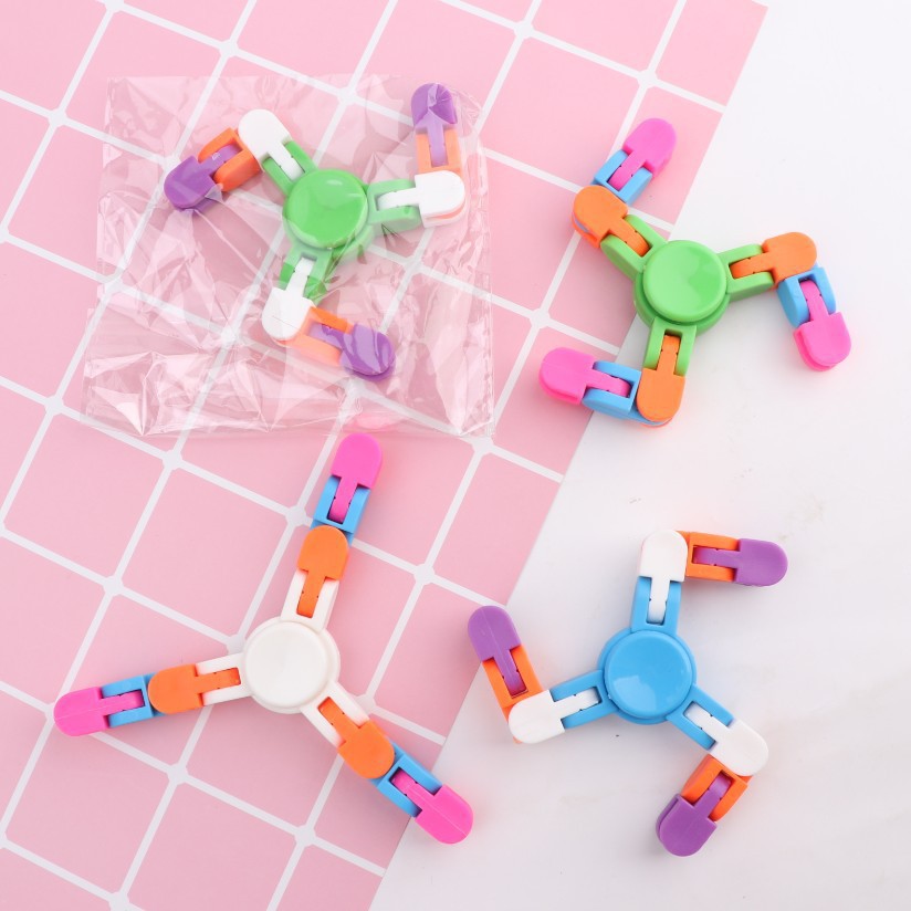 Gyro de pista variable de tres hojas (entrega aleatoria en caja de regalo de plástico)