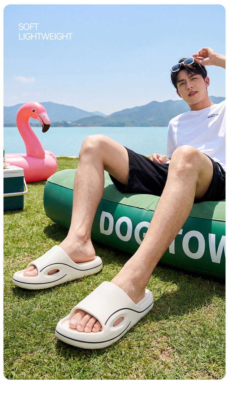 Non-slip Eva Slippers For Men Comfortable Cushioned Outdoor Shoes_voghion.com