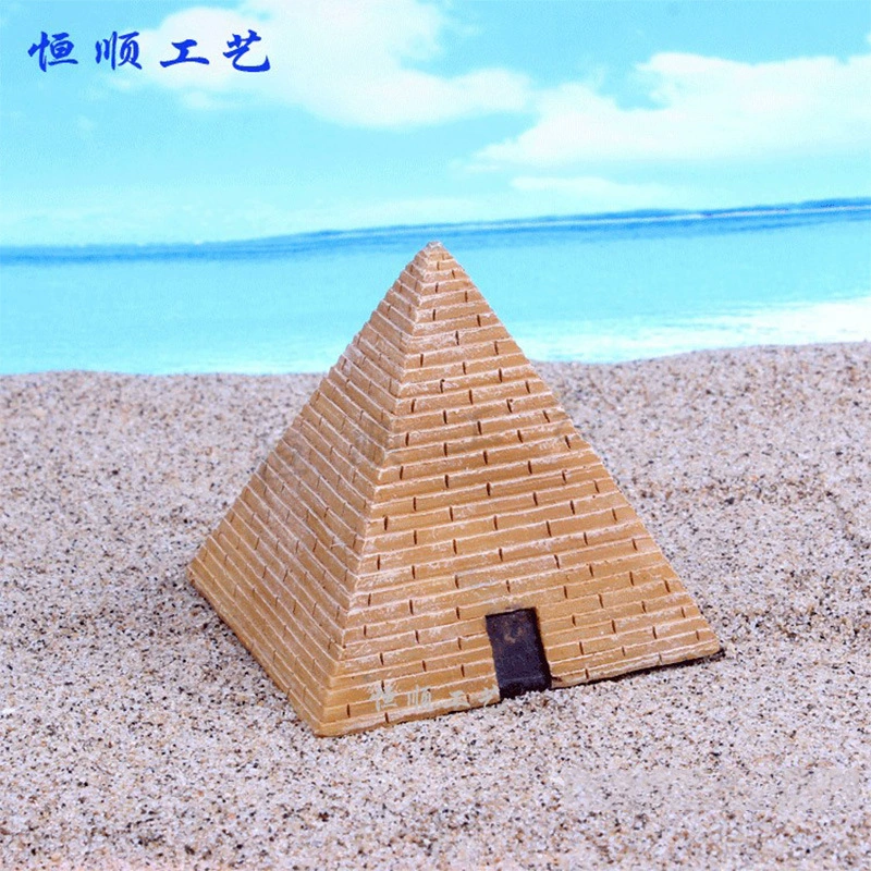 Украшения из смолы психологический песочный стол посуда настольная игровая коробка корт терапия логотип архитектурные Древние Египетские пирамиды